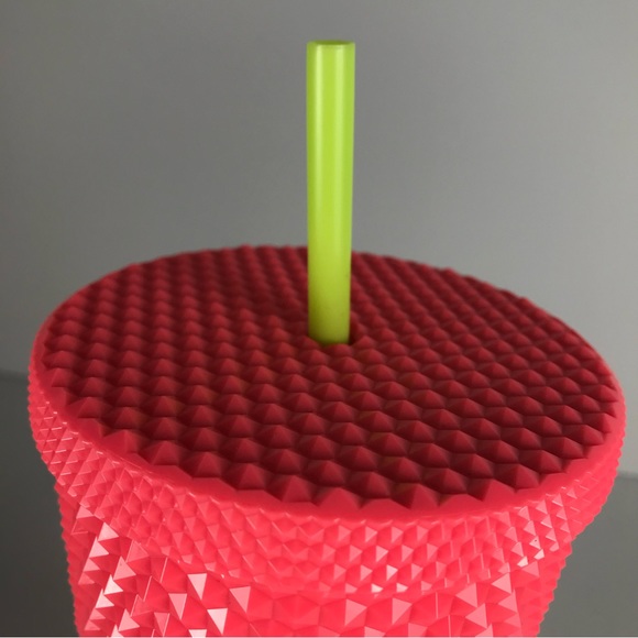 Starbucks Dragonfruit Pink Coral Studded Tumbler Venti Cup Summer 2022 - Picture 2 of 6